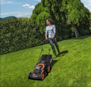 (46/Mez) RRP £269. Worx 40V IntelliCut 34cm Cordless Lawn Mower & 2-In-1 Grass Trimmer/Edger. Lot...