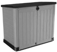(25/Mez) RRP £180. Keter Store It Out Ace 1200 Litres (Dimensions W145.5x D82x H123cm)