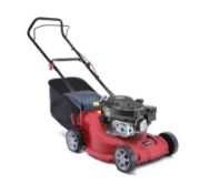 (56/Mez) RRP £169. Sovereign 40cm Push Petrol Lawn Mower. (Sealed Item With Box Damage – Appears...