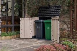 (29/Mez) RRP £125. Keter Store It Out Midi 880L Garden Storage Box (Dimensions H113.5x W132x D71....