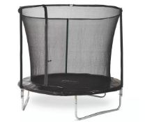 (120/Mez) RRP £149. Plum Play 8ft Fun Springsafe Trampoline And Enclosure. Easy Assembly. High Qu...
