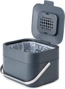 Joseph Joseph Stack 4 Waste Bin - Graphite. RRP £32.99 - GRADE U
