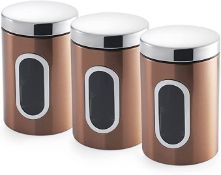 Addis Deluxe 3 Pack Canister. RRP £24.99 - GRADE U