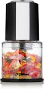 Sensio Home Mini Food Chopper/Small Food Processor. RRP £29.99 - GRADE U