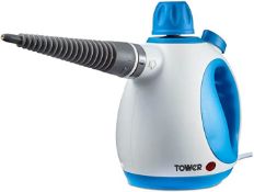 Tower Hand Held Steam Cleaner. RRP £30.00 - GRADE U