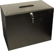 Cathedral Metal Home File A4 (Black). RRP £24.99 - GRADE U