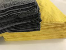 240 x Super Plush Microfibre Towel 360gsm Yellow Car Detailing Pro Range Total RRP £288