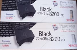 10 brand new Xerox black ink cartridges 8200