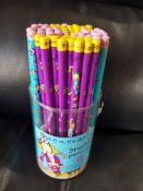 job lot pencils (72 per tube, 8 tubes per box)