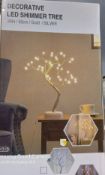 1 brand new decorative led light shimmer tree