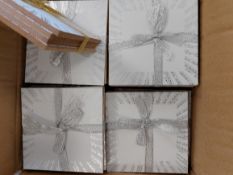 Gold and silver coasters Box of 96