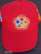 6 brand new red baseball hats tweenies design