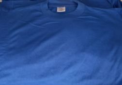 6 brand new long sleeve blue t-shirts XL