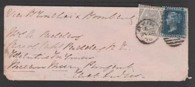 G.B. - Isle of Wight / Surface Printed 1876