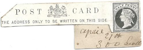 G.B. - Postal Stationery 1877