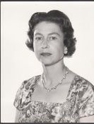 HM Queen Elizabeth II 1963 Portrait photograph by Anthony Buckley, 36 New Bond St, London W1, co....