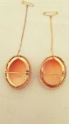 12ct Rolled Gold Cameo Brooches