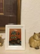 Villeroy & and Boch 'Miniatures' Tiger china-painted plaque