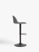 Grade A John Lewis & Partners Whistler Gas Lift Adjustable Bar Stools, Set of 2 in Grey - RRP: £1...