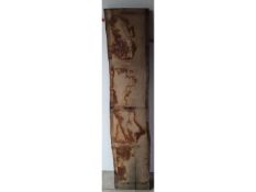 1 x Hardwood Air Dried Sawn Timber English Oak Waney Edge / Live Edge Board / Slab