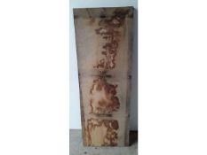 1 x Hardwood Air Dried Sawn English Oak Slab / Table Top