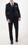 Brand New Mid-Weight Navy Fabric with a Hint Of Stretch For Our Navy Blue Suit 44S RRP £149