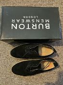 Brand New Burton Menswear Mink Black Shoes - Size 6