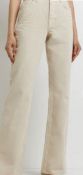 Brand New Next High Rise Straight Jeans Cream 18R Selling Price £32