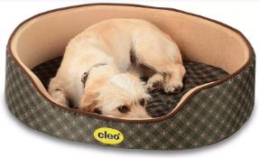 New - Cleo Dog Bed Size Medium, Dog, Cat, Quality Made Reversible Bottom