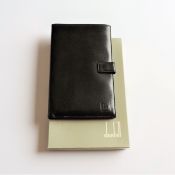 New Men's Dunhill Black Leather Wallet Boxed