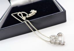 Sterling Silver Heart Pendant New with Gift Pouch