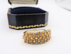 Sterling Silver Citrine  Ring New with Gift Pouch