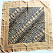 Vintage HILCA Silk Scarf Made in Italy 79cm Square