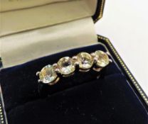 Sterling Silver 1.6ct Lemon Citrine Ring New with Gift Pouch