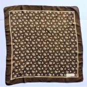 Vintage Odile St Germain Chiffon Silk Scarf 65cm Square