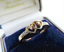 Diamond Ring New with Gift Pouch