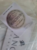 S188 Bianco Veil With Crystals