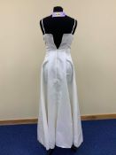 416 Ivory/Champagne Dress Size 4