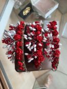 3 Red Child's Headbands