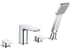 RRP £219. Aquaflow Alto 4 Hole Bath Shower Mixer Tap. https://rb.gy/ztegla