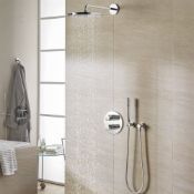 RRP £289. Frontline Mineral Round Shower pack Chrome. Appears New Unused. https://www.ukheritageb...
