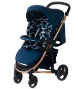 (66/R9) RRP £399. My Babiie Dani Dyer Cherish MB200+ Travel System Navy Giraffe. Stroller Dimensi...
