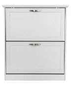 (36/6E) Lot RRP £228. 2x Items. 1x Kingston Shoe Rack White (IX1862/02) RRP £139 Dimensions (H91...