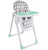 (79/7J) RRP £89. My Babiie Billie Faiers Grey Elephants Premium Highchair. Dimensions (H112 x W56...