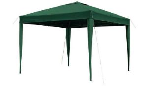 (138/6G) RRP £120. Green Pop Up Gazebo (WT363). (Unit Appears As New).