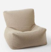 (63/7M) Lot RRP £149. 1x Teddy Bou Mod Chair Mink RRP £100. 1x Anti-Allergy Mattress Top White...