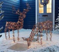(125/6H) Lot RRP £112.98. 3x Christmas Items. 1x Woodcote 7ft Spruce Christmas Tree RRP £54.99 (...