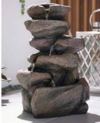 (109/6D) RRP £99. Rockfall Fountain