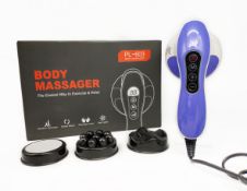 Body Massager Pl-603 with Vibration Massage, Speed Adjust, Massage Head,