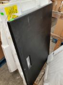 1200x900mm Black Slate Effect Slimline Shower Tray. Appears Unused.